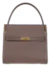 Tory Burch Small Lee Radziwill Shoulder Bag In Clam Shell