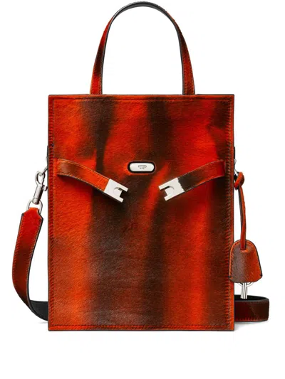 Tory Burch Small Lee Radziwill Shopper Tote Bag In Red