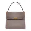 Tory Burch Small Lee Radziwill Shoulder Bag In Grey