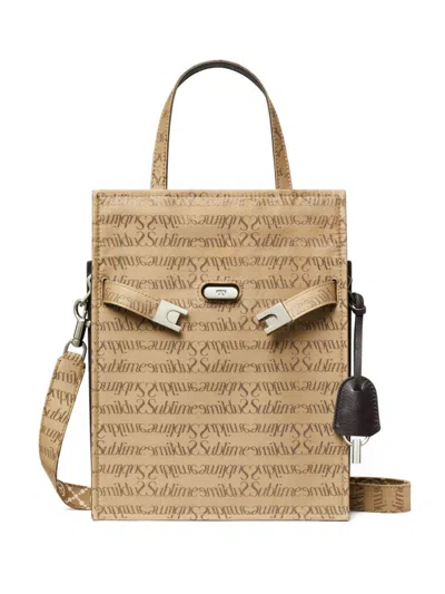 Tory Burch Small Lee Radziwill Sublime Tote Bag In Neutrals