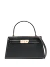 Tory Burch Small Lee Radziwill Tote Bag In 黑色