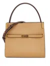 Tory Burch Small Lee Radziwill Tote Bag In Brown