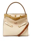 Tory Burch Small Lee Radziwill Tote Bag In Neutrals