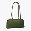 Tory Burch Small Marshmallow Satchel In Basil