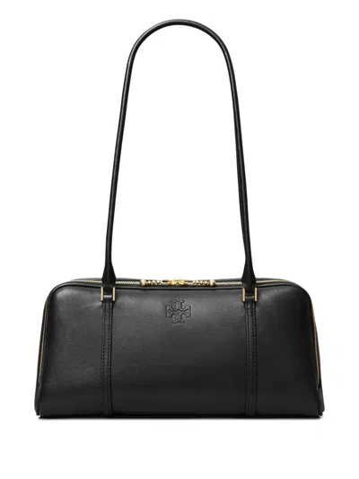 Tory Burch Small Marshmallow Shoulder Bag In Black