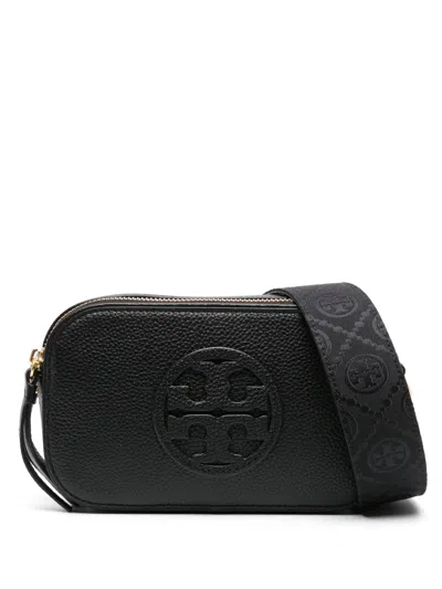 Tory Burch Small Miller Leather Crossbody Bag In Black