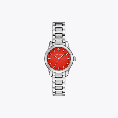 Tory Burch Small Miller Watch In Metallic