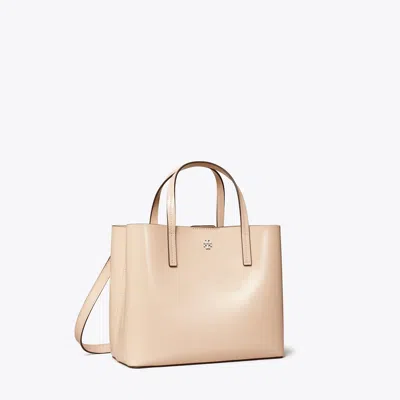 Tory Burch Small Patent Leather Tote In Soft Pink