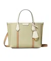 Tory Burch Small Perry Leather Tote Bag In Nude