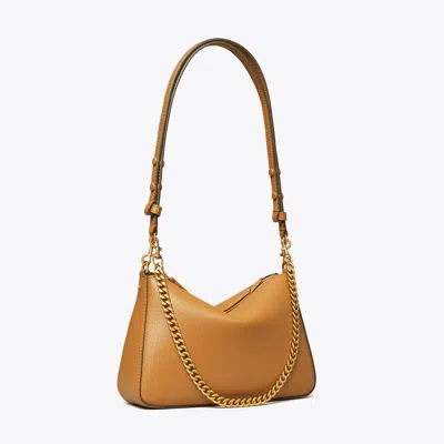 Tory Burch Small Perry Shoulder Bag In Autumn Brown