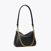 Tory Burch Perry Leather Shoulder Bag In Black