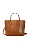 Tory Burch Small Perry Tote Bag In Brown