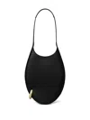 Tory Burch Small Pierced-detail Leather Shoulder Bag In Black