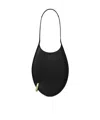 Tory Burch Small Pierced-detail Leather Shoulder Bag In Black