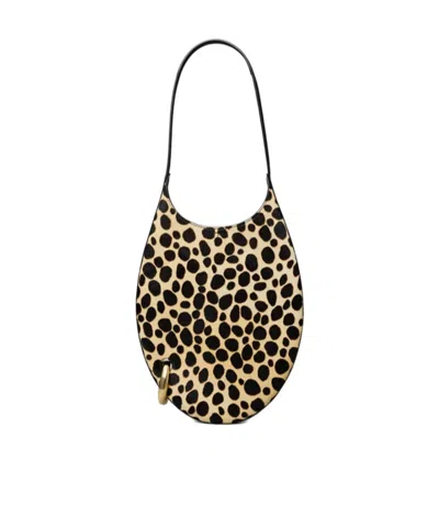 Tory Burch Small Pierced Shoulder Bag In Black