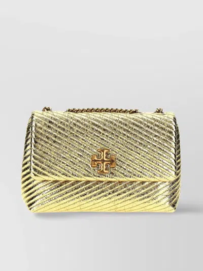 Tory Burch Small Quilted Metallic Chain Strap Shoulder Bag