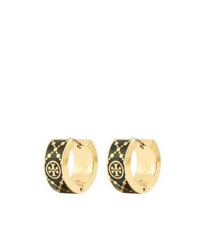 Tory Burch Small Ring Earrings In Yellow
