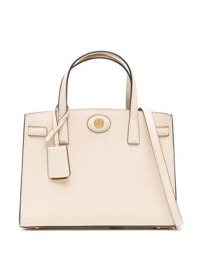 Tory Burch Small Robinson Crossbody Bag In Beige