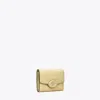 Tory Burch Small Robinson Pebbled Wallet In Brown