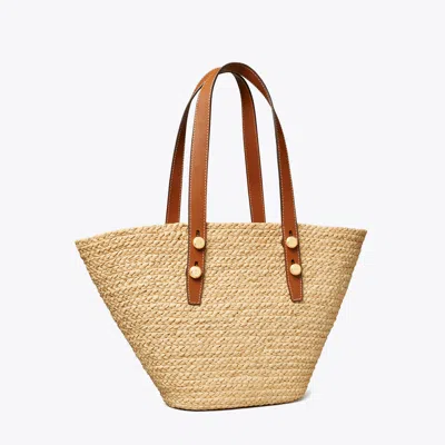 Tory Burch Small Romy Basket Tote In Brown