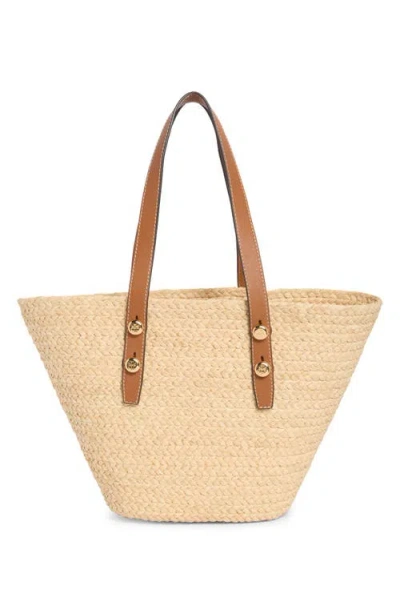 Tory Burch Small Romy Basket Tote In White
