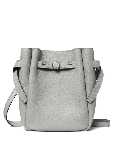 Tory Burch Small Romy Crossbody Bag In Grey