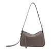 Tory Burch Romy Zip-fastening Leather Shoulder Bag In Neutral