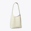 Tory Burch Small Romy Hobo Bag In Light Cream