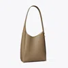 Tory Burch Small Romy Hobo Bag In Wild Mushroom