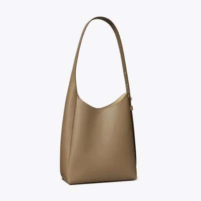 Tory Burch Small Romy Hobo Bag In Wild Mushroom