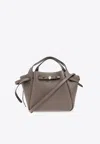 Tory Burch Small Romy Leather Crossbody Bag In Brown