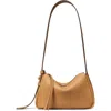 Tory Burch Small Romy Leather Shoulder Bag In Brown