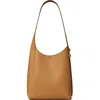 Tory Burch Small Romy Pebble Leather Hobo Bag In Tiramisu