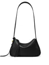 Tory Burch Small Shoulder Bag Featuring Curved Design In Black