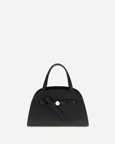 Tory Burch Small Romy Top Handle Bag In Black