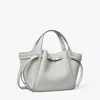 Tory Burch Small Romy Tote In Gray