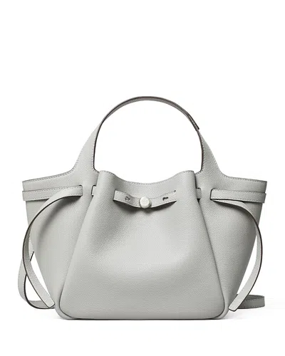 Tory Burch Small Romy Tote In Gray