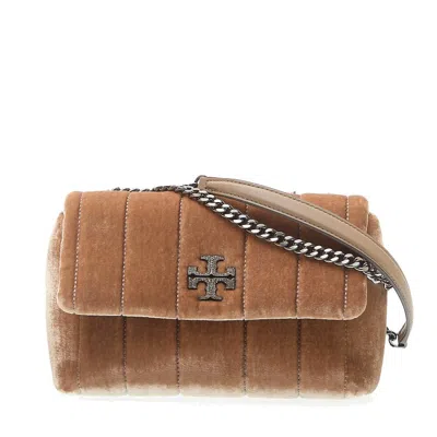 Tory Burch Small Shoulder Bag Velvet Taupe In Brown