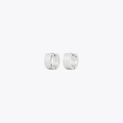Tory Burch Small T Monogram Hoop Earring