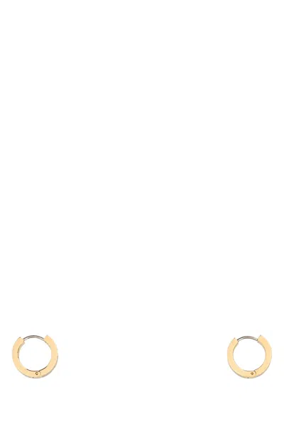 TORY BURCH TORY BURCH TWO-TONE METAL T MONOGRAM EARRINGS