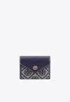 Tory Burch Small T Monogram Jacquard Envelope Wallet