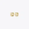 Tory Burch Small T Monogram Hoop Earring In Gold