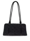 Tory Burch 'marshmallow' Small Shoulder Bag In Black