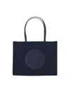 Tory Burch Small Tote Bag "ella" In Blue