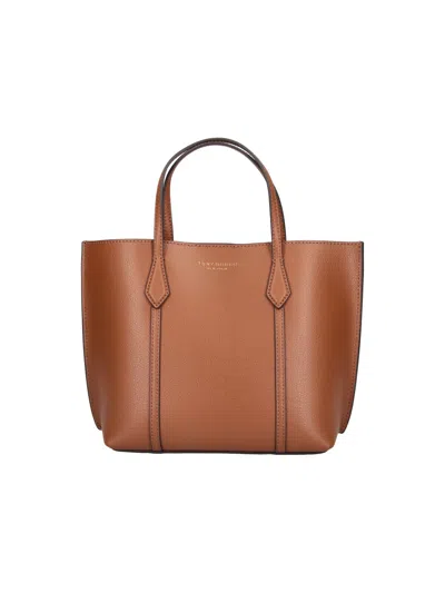 Tory Burch Small Tote Bag "perry" In Brown