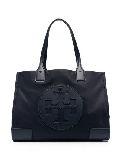 Tory Burch Small Ella Tote Bag-navy Blue