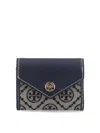Tory Burch T Monogram Envelope Small Wallet Tory Navy In Multi