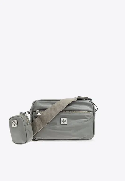 Tory Burch Small Virginia Crossbody Bag In Gray