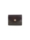 Tory Burch T Monogram Coated Canvas Small Envelope Wallet Wallets Beige