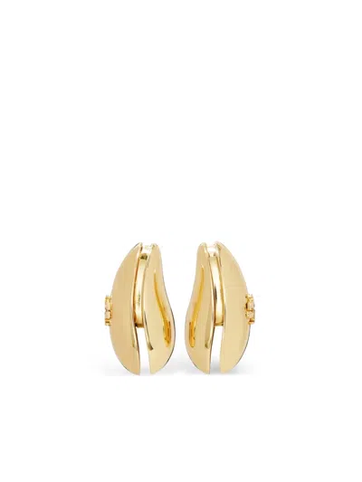 Tory Burch Small Wave Earrings In Gold
